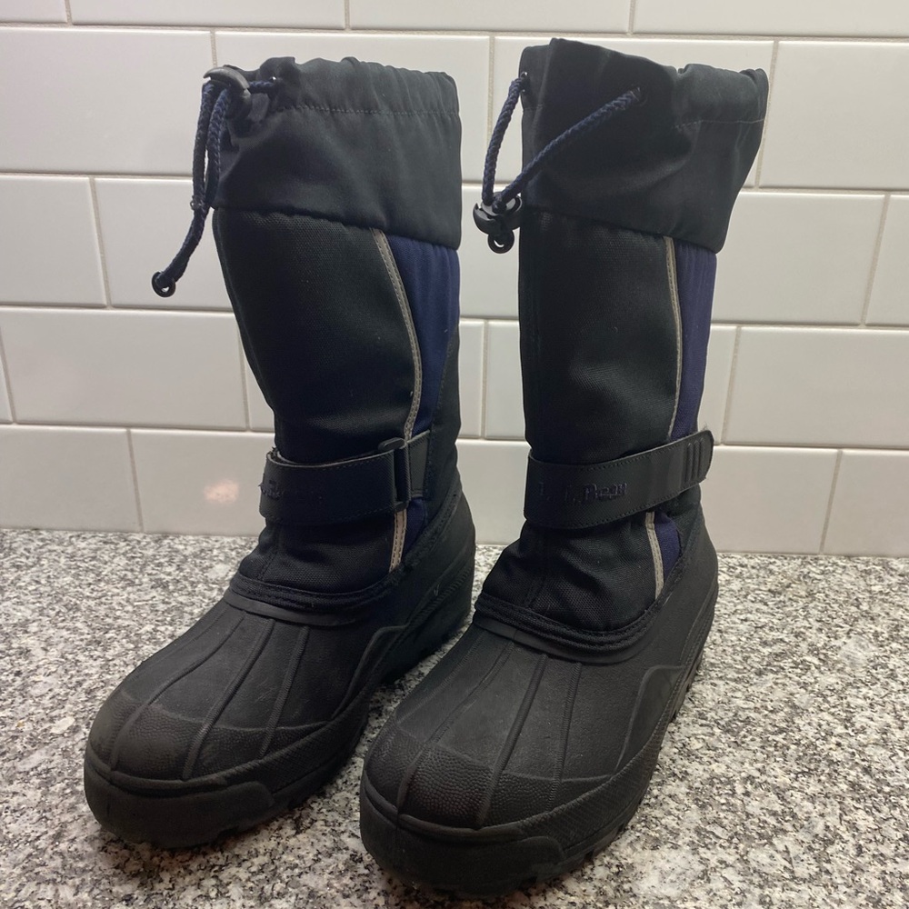 L.L. Bean Kids' Northwoods Boots Size 3 Bright Navy